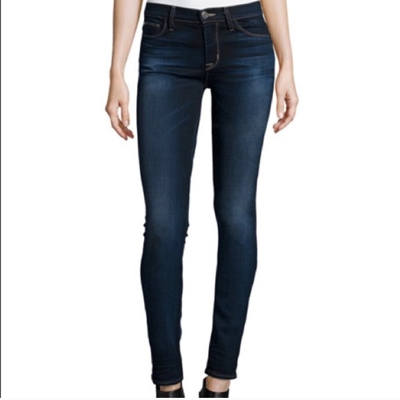 hudson shine mid rise skinny jeans